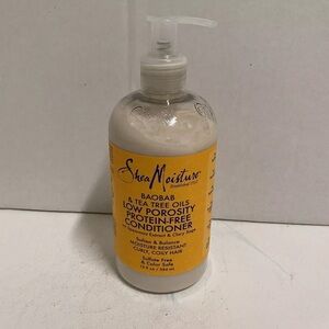 Shea Moisture Baobab Tea Tree Oils Low Porosity Conditioner Spearmint Sage 13 OZ
